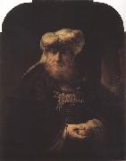 REMBRANDT Harmenszoon van Rijn A Man in oriental costume (mk33) oil painting picture wholesale